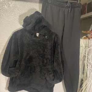 PINK Victoria's Secret Black Fleece Apparel
